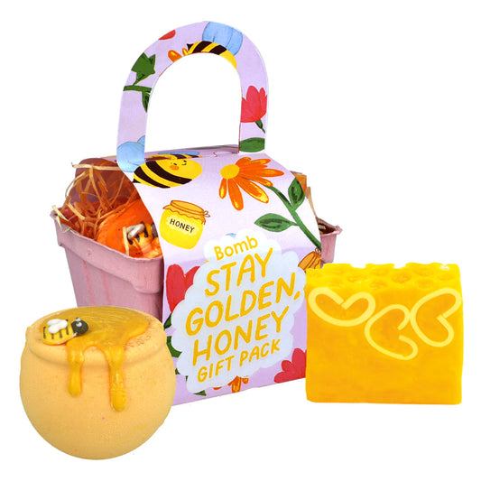 Stay Golden Honey - Punnet Gift Set by bomb cosmetics