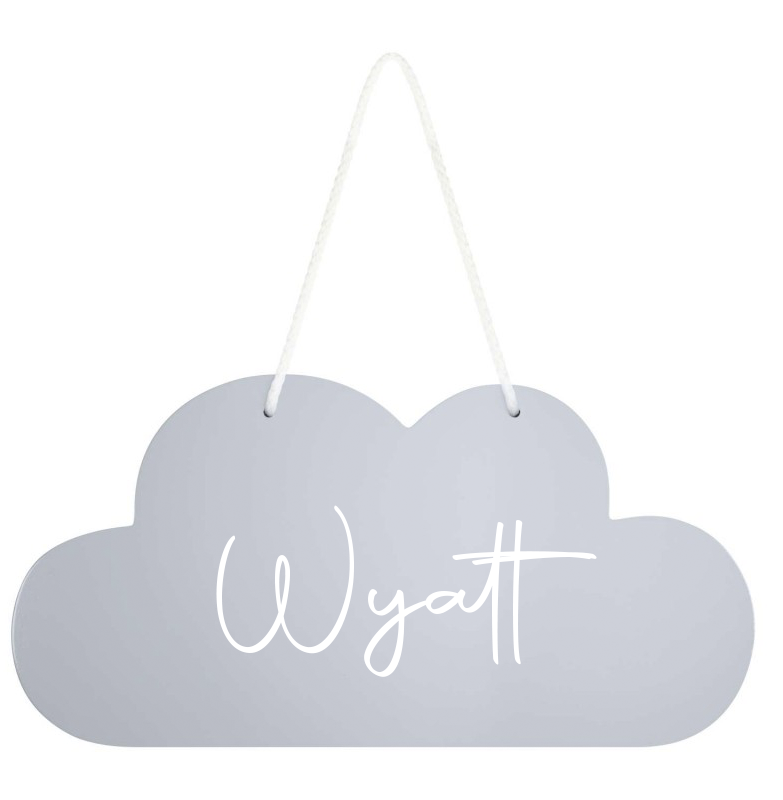 The Cloud - Personalised sign