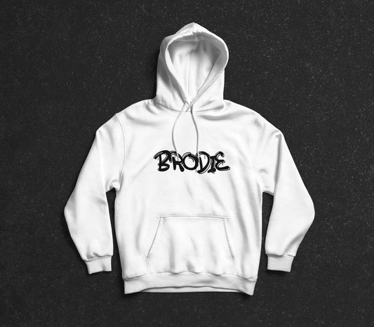 The Brodie - Personalised graffiti style hoodie