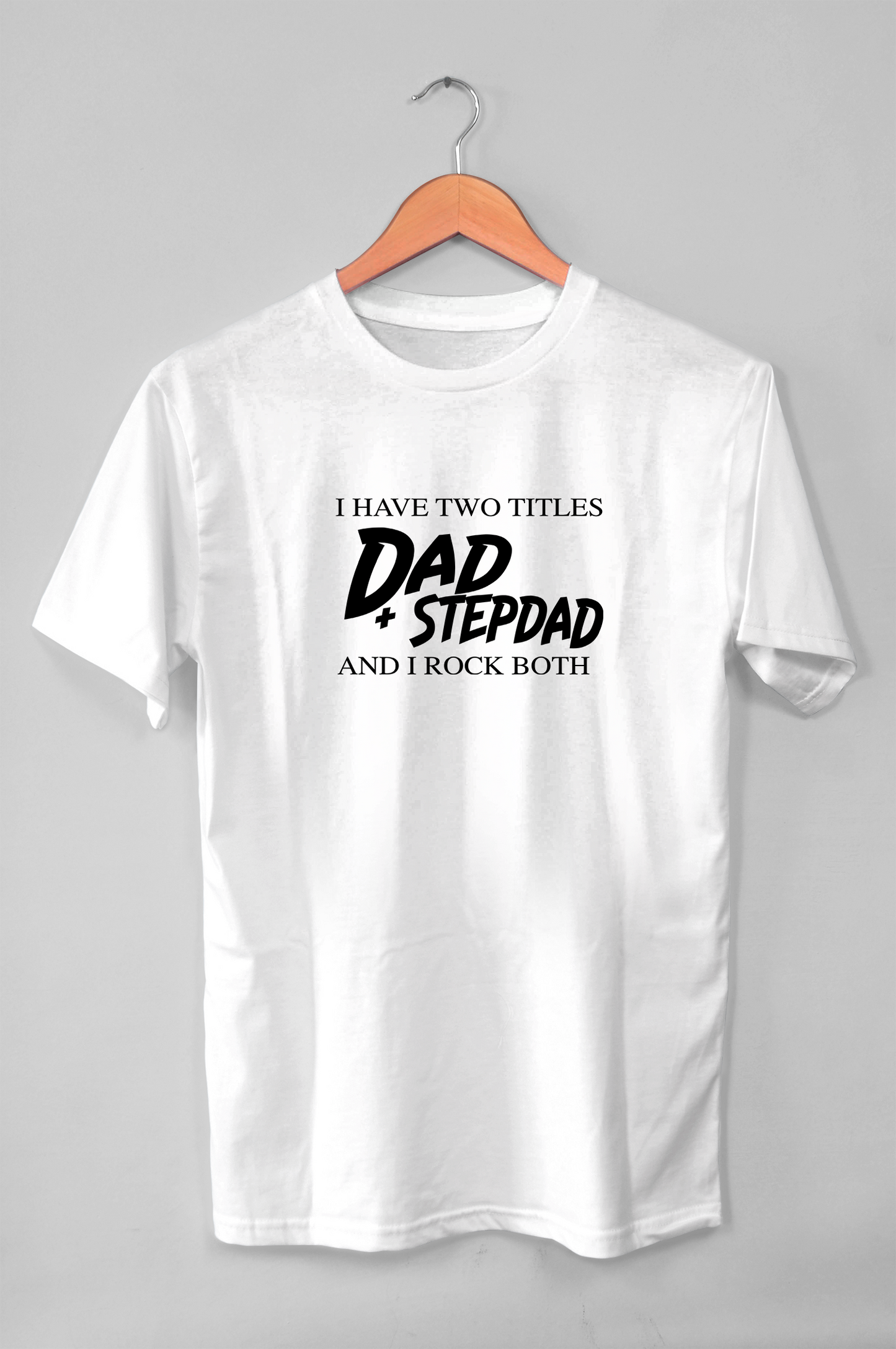 The Duo Dad - dad/stepdad tshirt