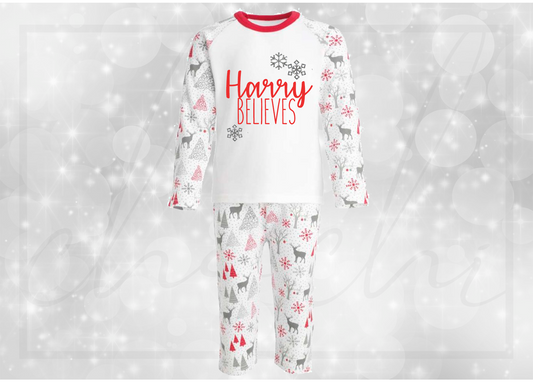 The believer Pjs - personalised Christmas pyjamas