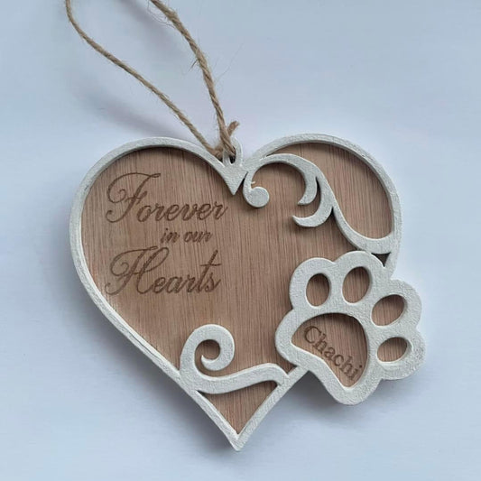 Pet memorial hanging decoration