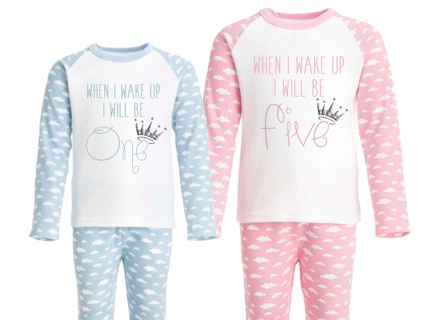 The Birthday Pjs - personalised age pjs