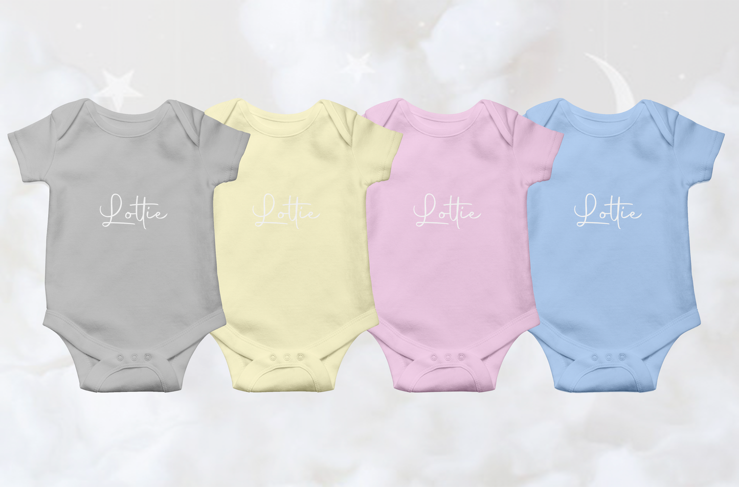 The Lottie - Personalised Short Sleeve Bodysuit