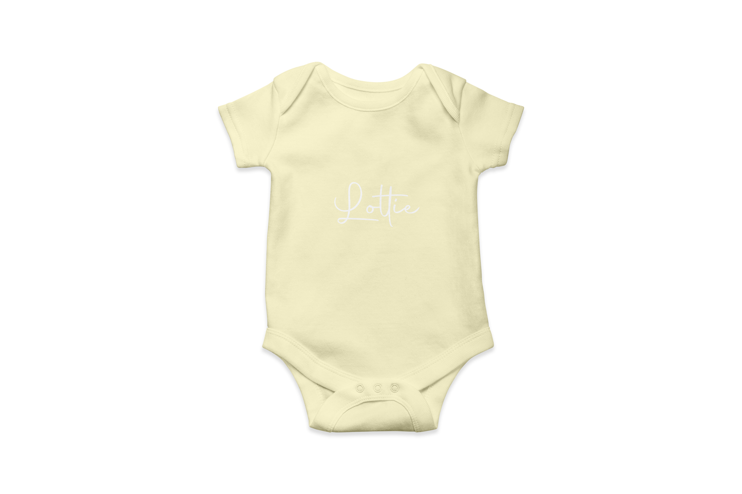 The Lottie - Personalised Short Sleeve Bodysuit